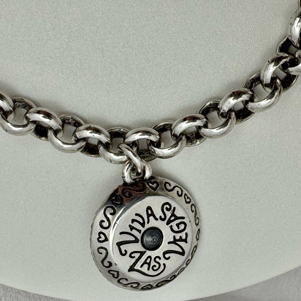 BRIGHTON NEVADA CASINO 🎲 6 CHARM BRACELET Las Vegas - Picture 6 of 7